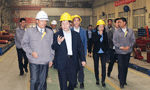西安市委常委、常務副市長岳華峰蒞臨西瑪電機調研指導?！靼膊﹨R儀器儀表有限公司